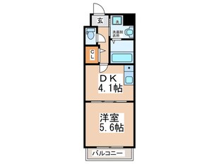 アベニュー岡の物件間取画像